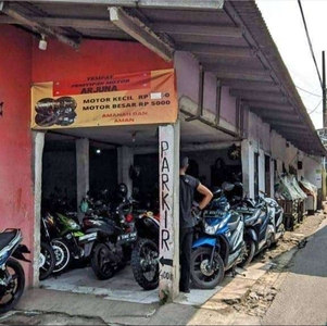 Lahan Parkir Area Citayam Cocok Untuk Investasi Kapasitas 80 Motor