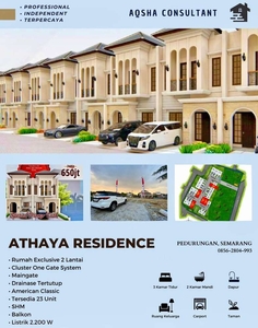 Promo Rumah Murah 2 Lantai Cluster Athaya Residence