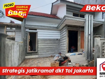 Ready Rmh baru Strategis Komplek Al Jatikramat Bekasi dkt Tol Jakarta