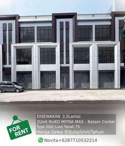 RUKO MITRA MAS 3,5Lantai, Batam Center