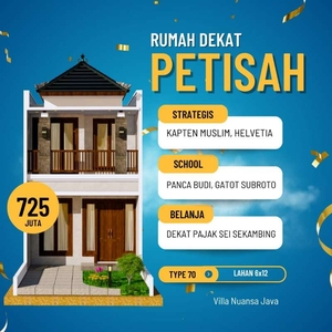 RUMAH 2 LANTAI KONSEP JAVA HOUSE DI MEDAN