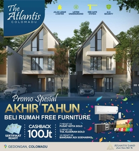 Rumah 2 lantai Strategis belakang Alana Hotel solo Promo Spesial tahun