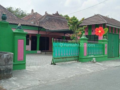 Rumah di Jln.Palagan, Yogyakarta.Halaman luas, ada taman di area samping.Dan paviliun di depan.
