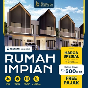 rumah elite design modern di sekitar kampus uns