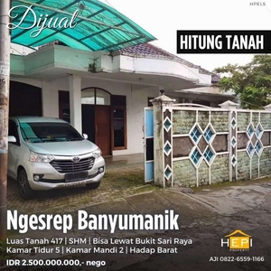Rumah Hitung Tanah Di Ngesrep Banyumanik Kota Semarang
