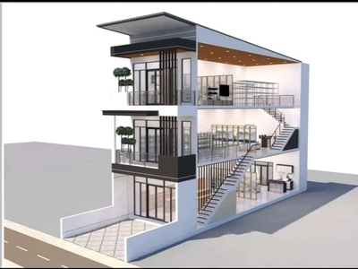 RUMAH KOST BARU 2 LANTAI DESAIN FUTURISTIK MINIMALIS