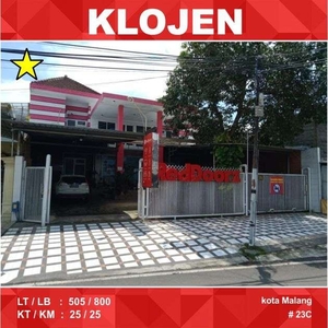 Rumah Kost Guest House 25 Kamar Luas 505 di Klojen Rampal Malang _ 23C