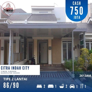 Rumah Sakura 2 lantai Bagus 86/90 Citra Indah City