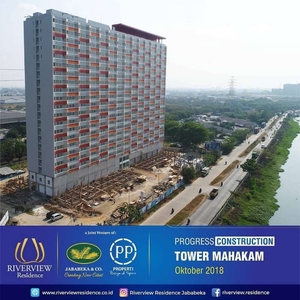 SEGERA MILIKI UNIT APARTMENT RIVERVIEW RESIDENCE, PROMO TANPA DP