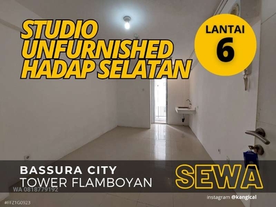 Studio Sewa Unfurnished Lantai 6 Termurah di Apartemen Bassura City