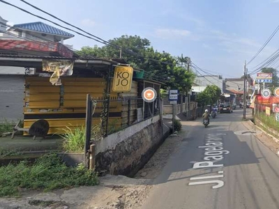Tanah Jakarta Timur Area Tepi Jalan Raya Cipayung Dekat Tol Bambu Apus