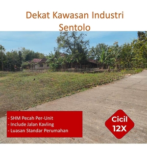 Tanah Jogja Barat 1 Jt-an Area Sentolo Kulon Progo, SHM Pekarangan