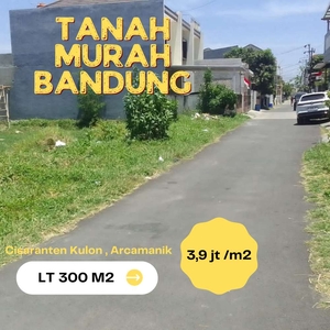 Tanah Strategis Tanah Siap Bangun Cisaranten kulon