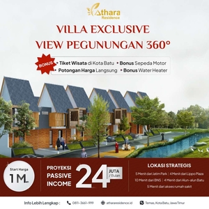 Villa Exclusive View Pegunungan 360 Derajat Di Kota Batu