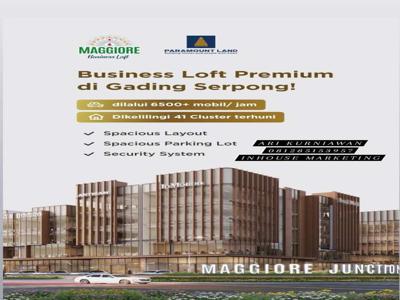 Perdana MAGGIOR BUSINESS LOFT premium pertama di gading serpong 21man