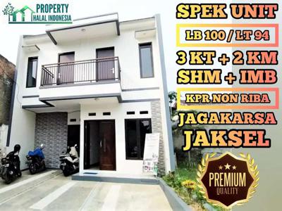 Rumah Ready Stock Jagakarsa Jakarta Selatan - SHM IMB - KPR Developer