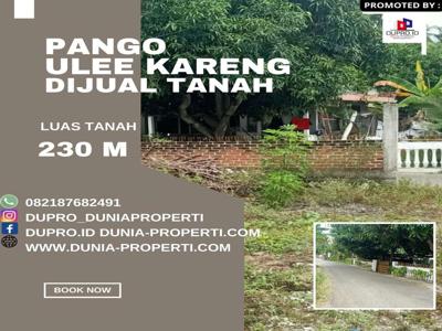 Tanah dijual Luas 230 m Pango Kec. Ulee Kareng Banda Aceh