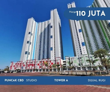 110 Juta‼️Dijual Rugi Apartemen Puncak CBD Baru Gress