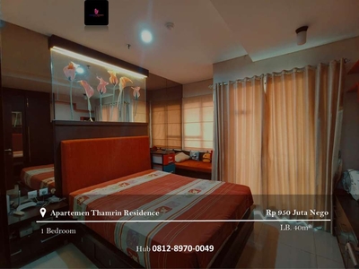 Dijual Apartement Thamrin Residence 1 Bedroom Full Furnished