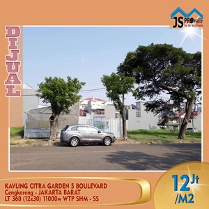 DIJUAL CEPAT KAVLING CITRA GARDEN 5 BOULEVARD Cengkareng - SS