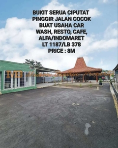 DIJUAL CEPAT TEMPAT USAHA PINGGIR JALAN COCOK BUAT RESTO, CAR WASH