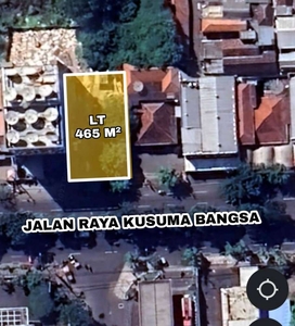 Dijual Kavling Komersial Raya Kusuma Bangsa Surabaya Murah 2100