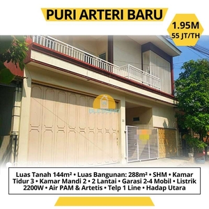 Dijual Rumah 2 Lantai di Puri Arteri Baru Semarang