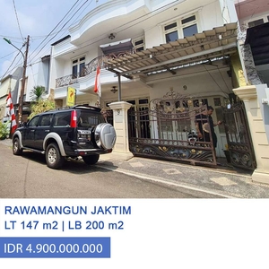 Dijual Rumah Dekat RS Persahabatan Rawamangun Jakarta Timur