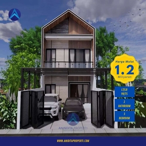 Dijual rumah di Cilangkap Cibubur 2Lantai bisa KPR free furnish 20juta