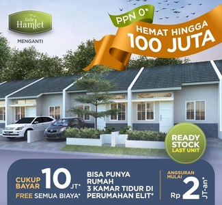 Dijual Rumah siap huni start 400 jutaan menganti