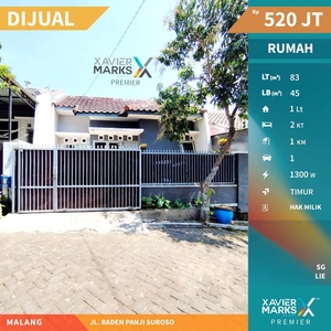 Dijual Rumah Super Murah Dekat Hotel Grand Mercure, Malang