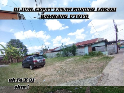 Dijual Tanah jl. Bambang Utoyo Palembang Jl.bambang utoyo