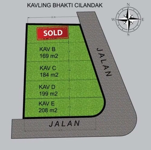 Dijual Tanah Kavling Dekat Transmart Cilandak KKO Jakarta Selatan