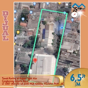 DIJUAL Tanah/Kavling di Kapuk Tegal Alur Cengkareng Jakarta Barat - AC