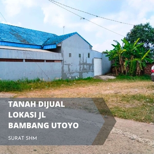 Dijual tanah lokasi jalan bambang utoyo