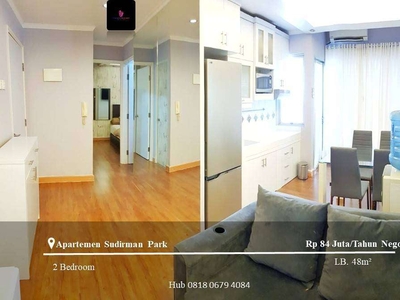 Disewakan Apartement Sudirman Park High Floor 2BR Full Furnish Tower B