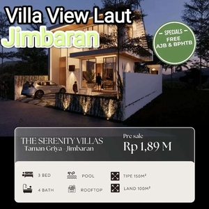 For sale Vila Full Ocean View Jimbaran Kuta Bali
