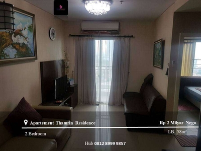 Jual Apartement Thamrin Residence Middle Floor 2BR Furnished View Pool