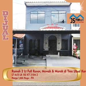 Rumah 2 Lantai Full Renov, Mewah & Murah di Taman Ubud Karawaci - FN