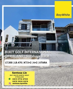 Rumah Bukit Golf Internasional Citraland Surabaya SMART Home MARMER