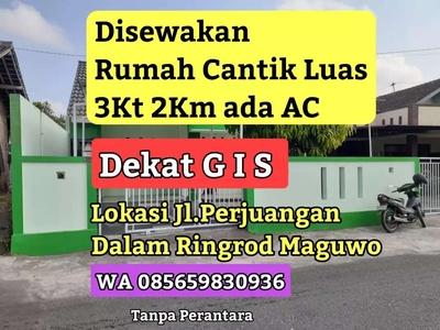 RUMAH CANTIK TIMUR UPN ATMAJAYA PUGERAN DEKAT GIS 40JUTA