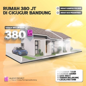 Rumah Cluster Dekat Eco Pesantren & UPI Bandung Cuma 300 Jutaan Aja