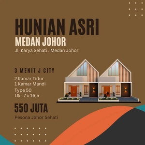 Rumah dengan tanah Luas di medan johor