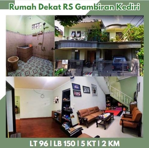 Rumah di Kediri Dekat RS Gambiran di Kota Kediri