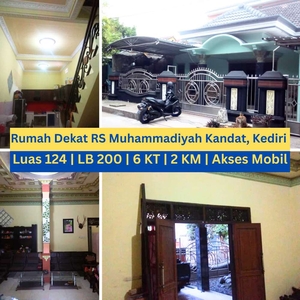 Rumah di Kediri Dekat RS Muhammadiyah Kandat, Kediri