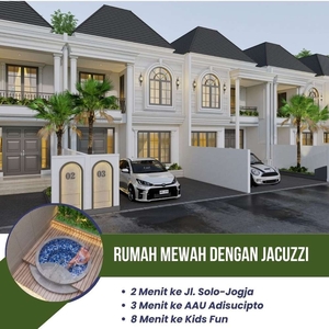 Rumah Mewah Include Jacuzzi Pribadi Dekat Jl. Solo-Jogja