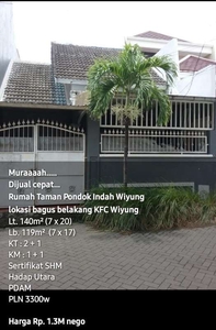 Rumah murah (BU) wiyung Surabaya barat