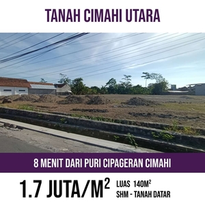 Tanah Bandung 7 Menit dari Perum G-Land Cipageran Residence Cimahi SHM