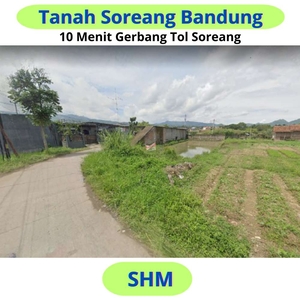 Tanah Bandung Cocok Untuk Usaha Dekat Gerbang Tol Soreang SHM