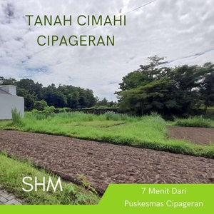 Tanah Cimahi Utara 2Km Dari Puskesmas Cipageran SHM